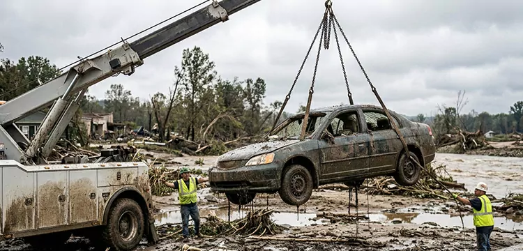Flood Damaged Car Removal for Cash in Buffalo 