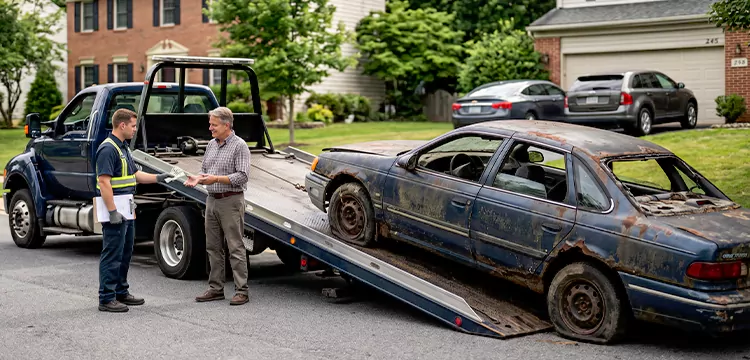 Old Junk Car Removal in Buffalo